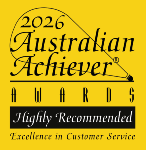 2026 Australian Achiever Awards – Highly Recommended, Excellence in Customer Service